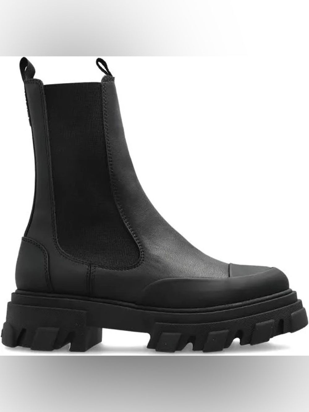 Ganni Black Chelsea Boot Size 40
